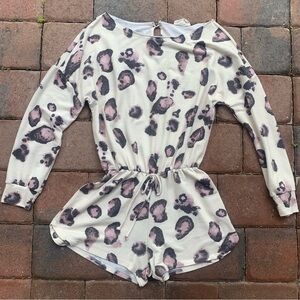 Fantastic Fawn Soft Beige and Brown Animal Print Jumper